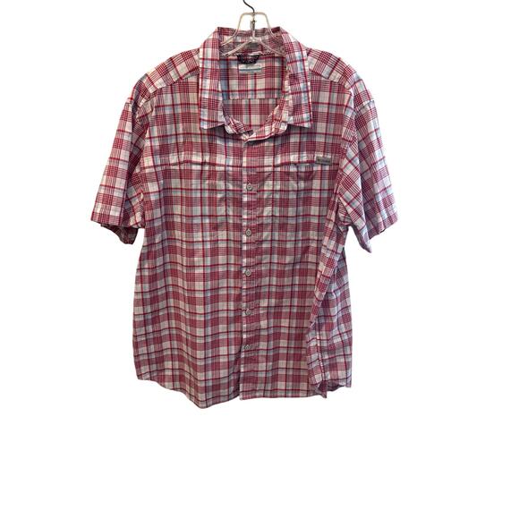 Men’s Columbia Plaid Short Sleeve Shirt Size XXL - Picture 1 of 4
